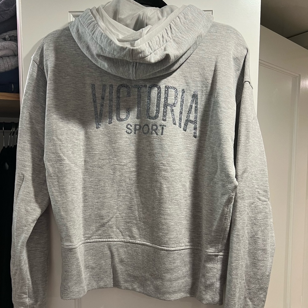 VS PINK shimmery hoodie size M